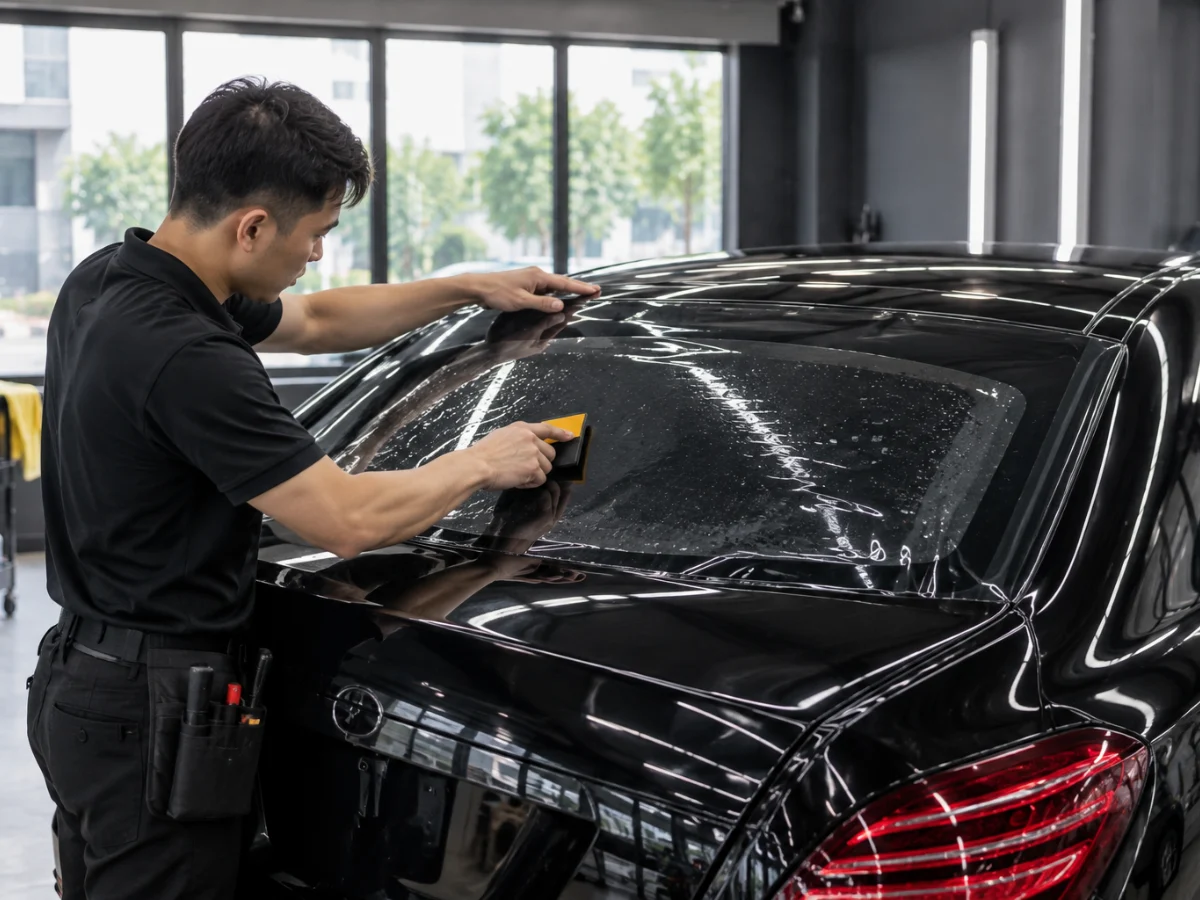 Dán phim cách nhiệt cho xe sang